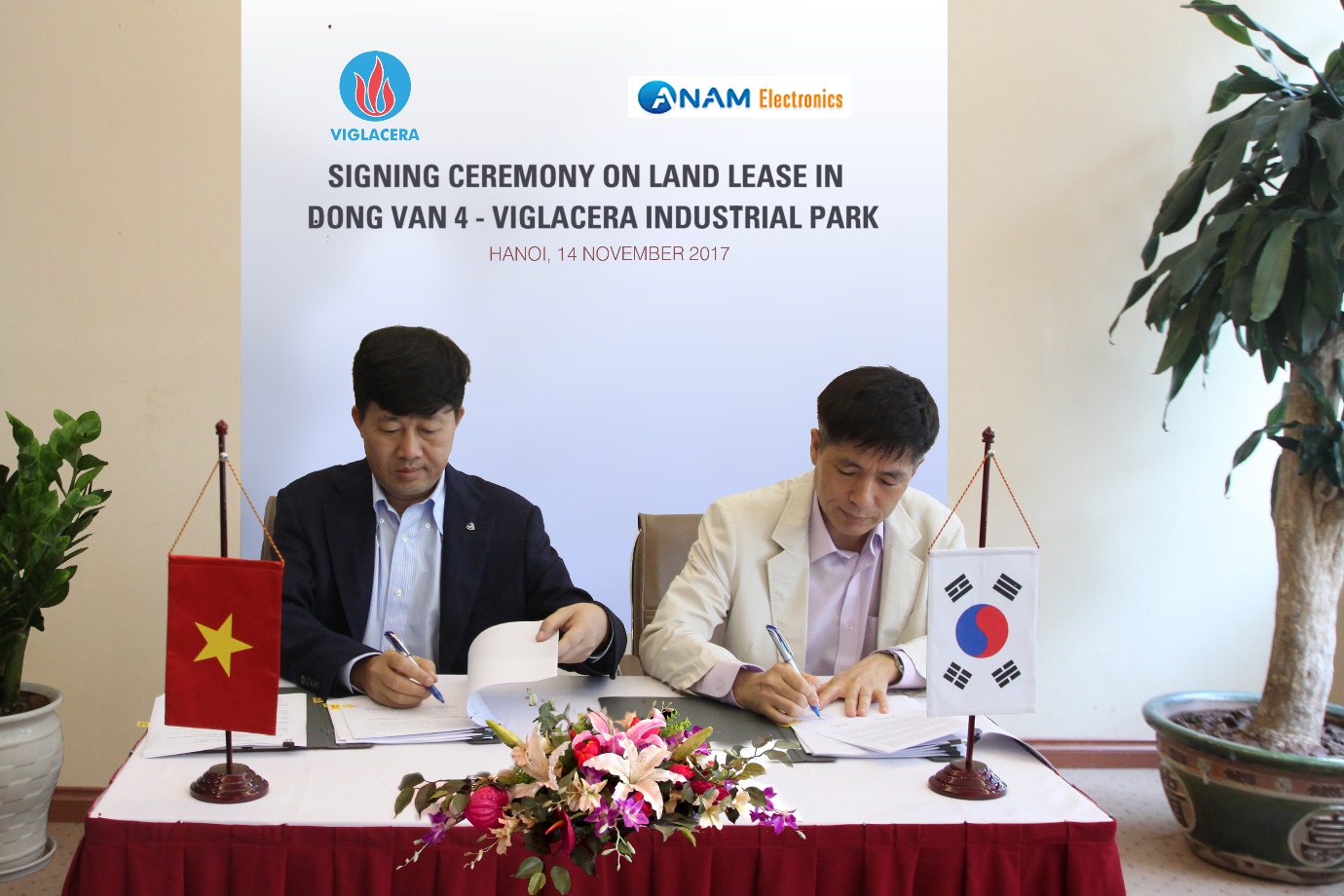 Dong Van IV Industrial Park - Viglacera has successfully attracted large Korean electronics manufacturers